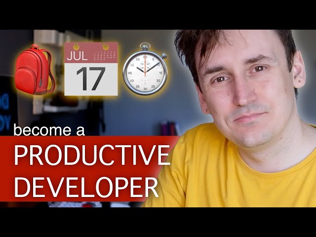 3 tips to become a truly PRODUCTIVE SOFTWARE DEVELOPER