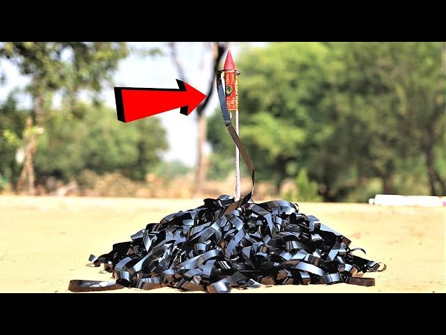 VCR Reel Attached To Diwali Rocket ||