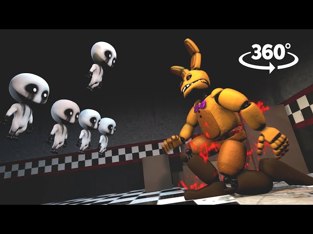 360°| William Afton Death - FNAF Spring Lock Failure (Spring Bonnie Perspective)