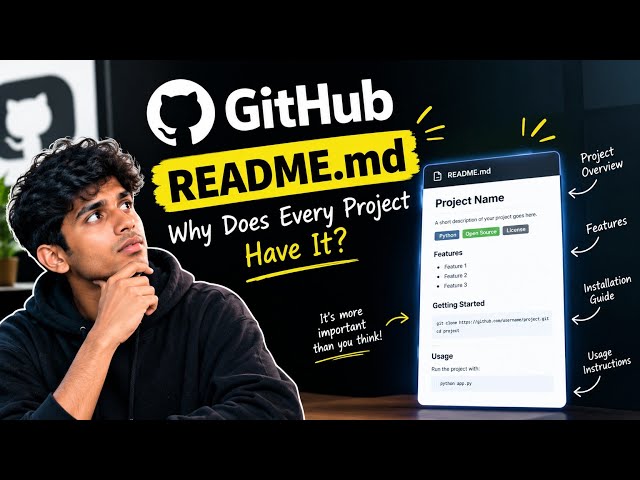 Why Does Every GitHub Project Have a README.md? 🤔 The Secret Behind It!