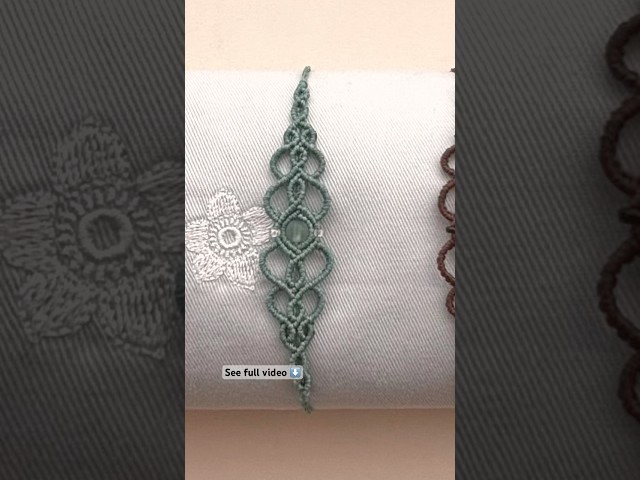 DIY Micro Macrame Bracelet / Elven Style #micromacrame #macrameaccessories
