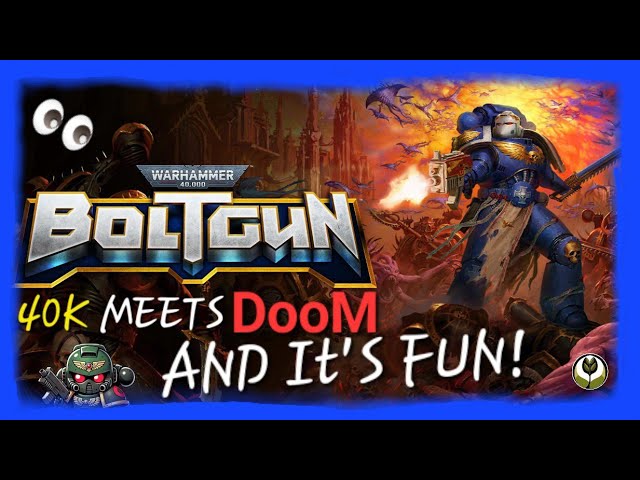 BOLTGUN: If DooMGuy Was A Space Marine | A Boomer Shooter Review