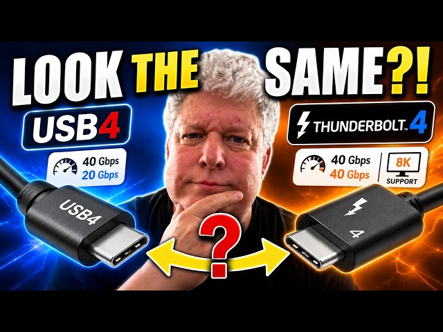 USB 4 vs. Thunderbolt 4: What’s the Difference & Which One Should You Choose?