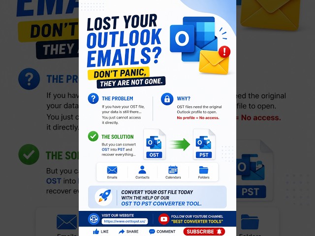 Lost Your Outlook Emails? Recover Them from an OST File! 📧🚀