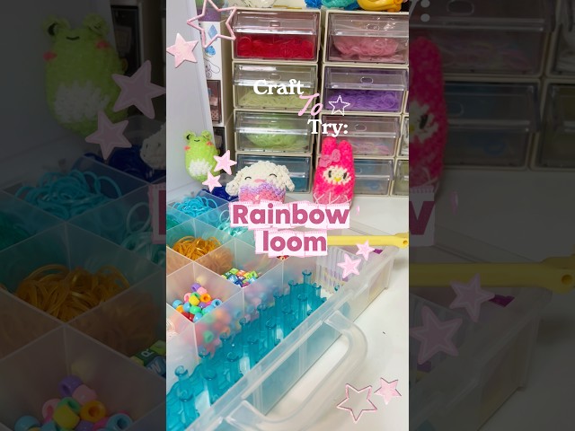 Crafts to try: rainbow loom (part one)  #rainbowloom #diy #handmade #creativehobbies