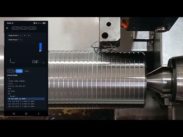 ThreadOptima™ – CNC Threading Simulation & Macro Generator