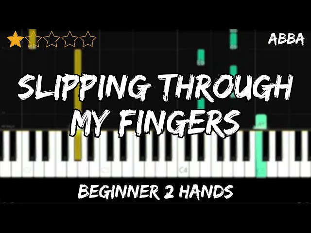 ABBA - Slipping Through My Fingers - Easy Beginner Piano Tutorial - For 2 Hands