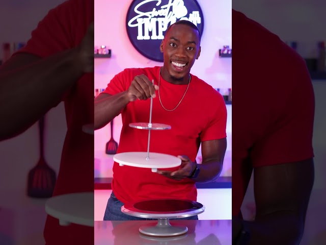 How to create a gravity defying cake #shorts