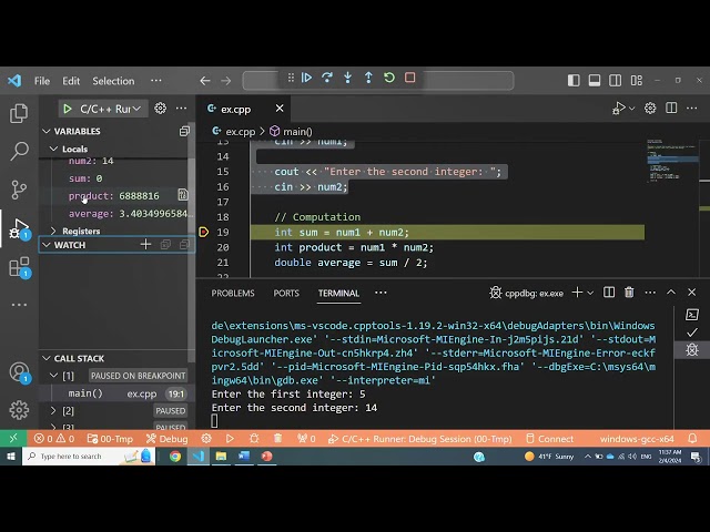 Example C++ Program 1