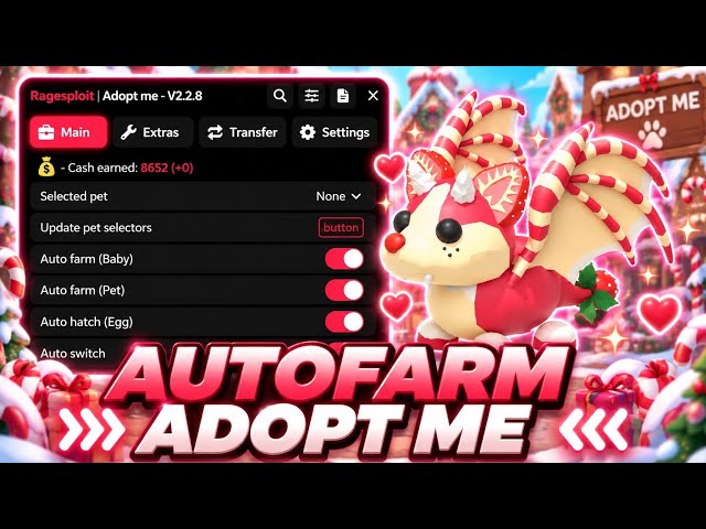 ADOPT ME AUTOFARM SCRIPT | FARM PETS&FARM EGGS | PASTEBEIN KEYLESS