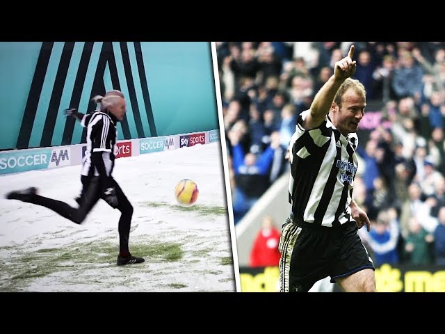 Jimmy Bullard Recreates | Alan Shearer's CLASSIC volley against Everton!