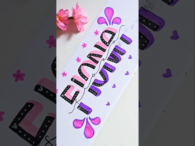 Beautiful name Art #name  #art #yt #ytviral #trending #shortsfeed #nameart