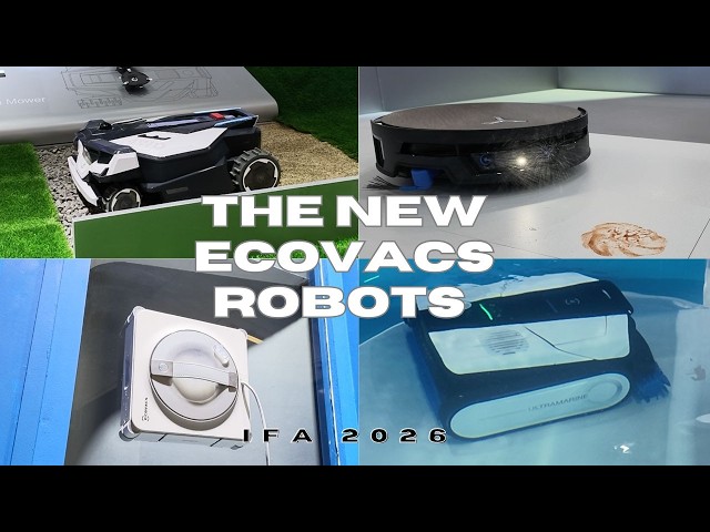 Hands-on look at the new features of the Ecovacs robots at IFA 2026