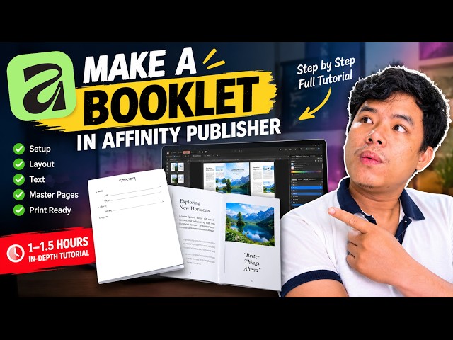 How to Design a Booklet in Affinity Publisher | Full Guide