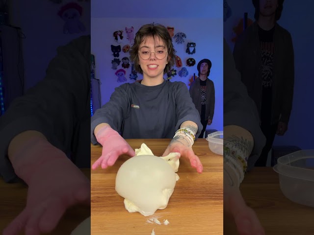 PEEL OFF facemask and that specific body creme! #slime #tutorials #satisfying #howto #slimes