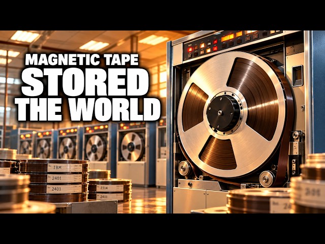 The Giant Reels That Quietly Stored the World’s Data — Magnetic Tape