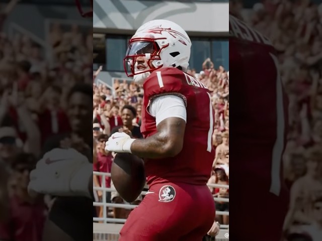 Thomas Castellanos TOUCHDOWN 🎥 tommycasto1 #fsufootball #fsuvsmiami