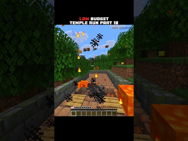 Minecraft Low Budget Temple Run Part 18