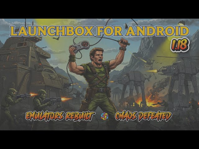LaunchBox for Android 1.18 – Scoped Storage, 20+ New Platforms, Orientation Lock & More