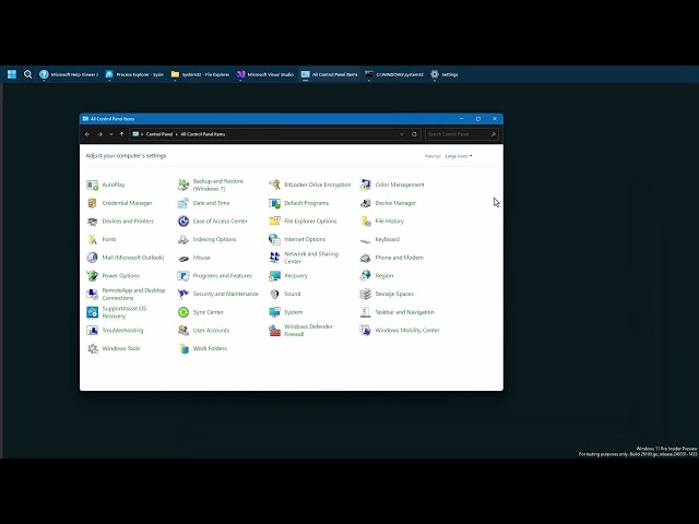 Writing Control Panel Applications
