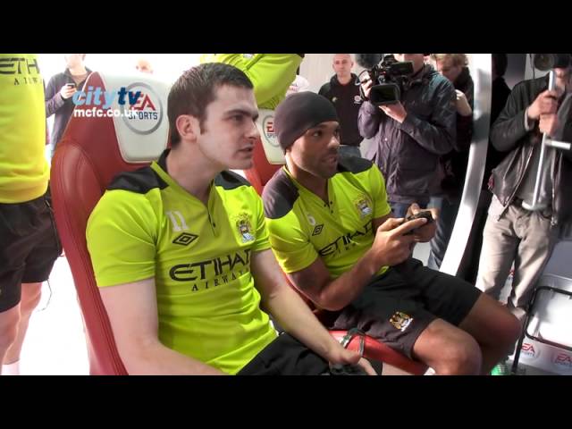 INSIDE CITY 10:  EA FIFA 12 tournament at Manchester City's training ground