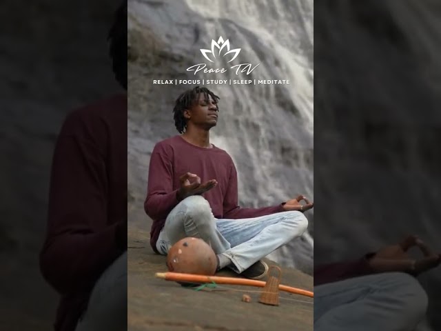 TRANQUIL WATERFALL & BIRDSONGS #waterfall #deepsleep #study #meditate