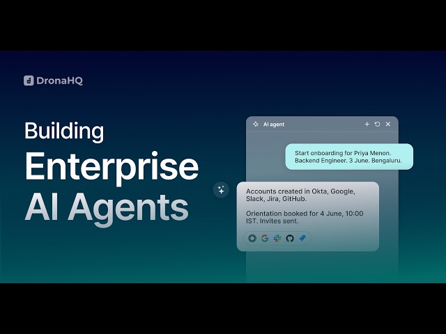 Build and run enterprise AI agents | Meet Agentic Platform from DronaHQ