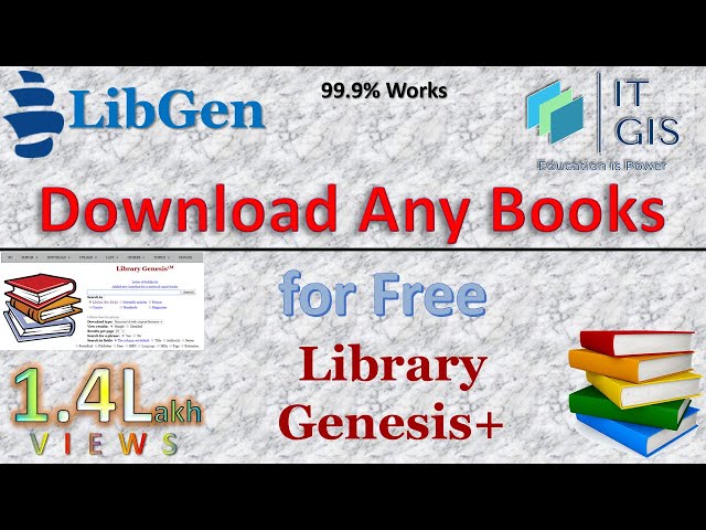 Download Any Books for Free in Pdf || Download Books || LibGen || Library Genesis || ITGIS
