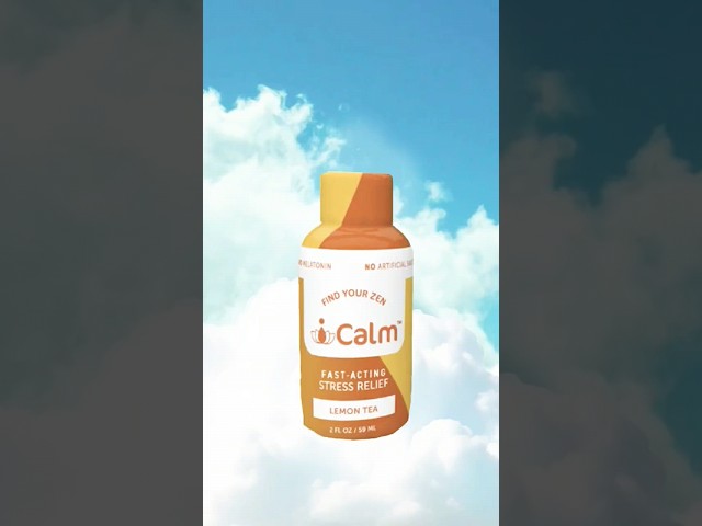 Stay Calm and Find your Zen up in the ☁️☁️ with this #stressrelief 🍋🍵 from @icalmhealth. #ad