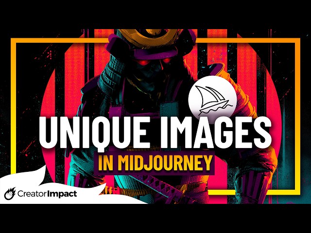 3 Tools for creating UNIQUE AI images in Midjourney!