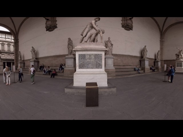 360 video: Loggia dei Lanzi, Florence, Italy