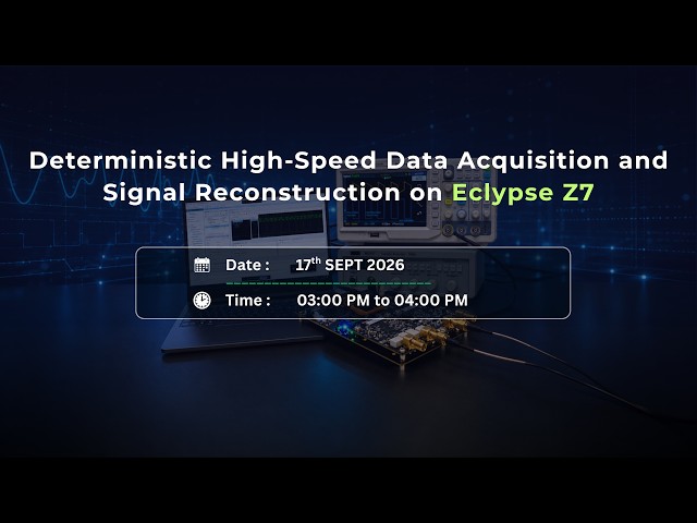 Deterministic High-Speed Data Acquisition and Signal Reconstruction on Eclypse Z7