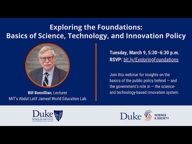 Exploring the Foundations: Basics of Science, Technology, and Innovation Policy