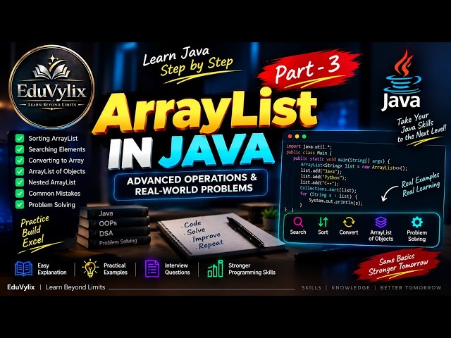 Java ArrayList Part 3  | Sum, Min & Max Using ArrayList | Easy Problems