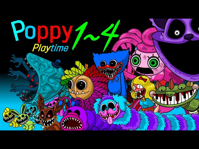 어몽어스 VS Poppy Playtime 1~4