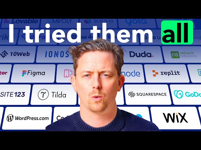 Best Free Website Builder — I Built the Same Website 20 Times