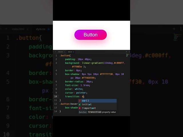 How to Build Button in CSS | CSS | #shorts #short  #shortvideo #mdrakib