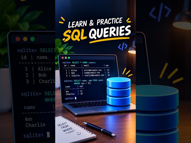 Learn SQL and Practice Queries Online 💻🧠 #shorts #SQLZoo #part197