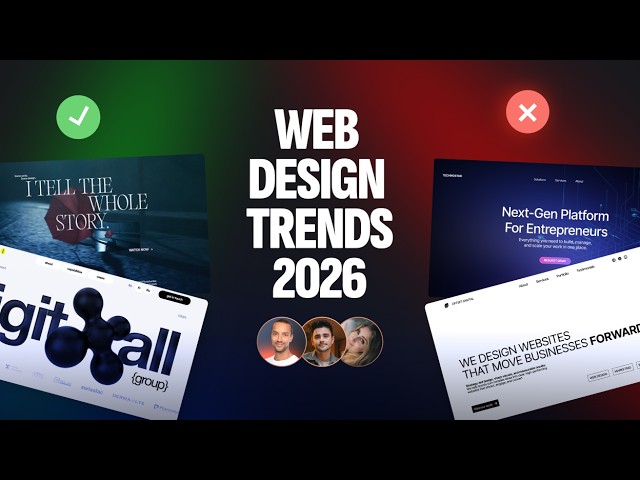 Web Design Trends 2026: What's In And What's Out