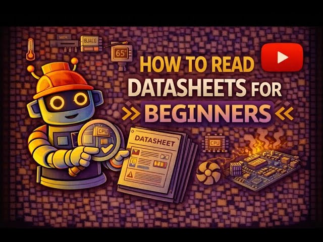 How to Read Datasheet for Beginners ! Electronics & Embedded Systems Full Guide