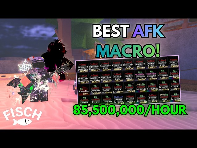 *NEW* AUTO AFK FISCH MACRO ROBLOX! How To MACRO in FISCH