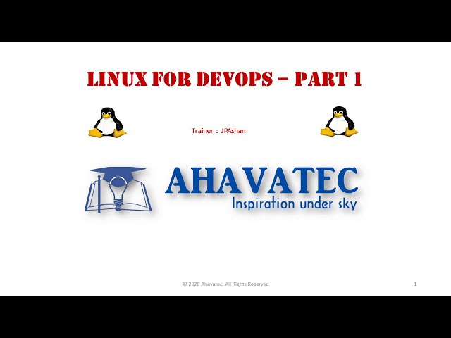 Linux for DevOps-Part-1 Linux for Devops part1