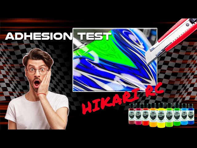 Pintura para radio modelo Hikari RC - Prueba en Lexan
