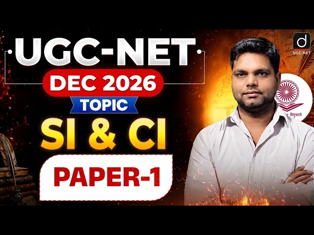 UGC-NET December 2026 | Paper-I Daily Live Class | Drishti UGC-NET JRF