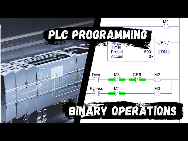 PLC Programming Tutorial - Ladder Logic #1: Binary & Boolean Operations