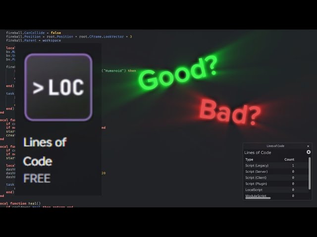 Roblox Lines of Code Plugin Review *Part 4*