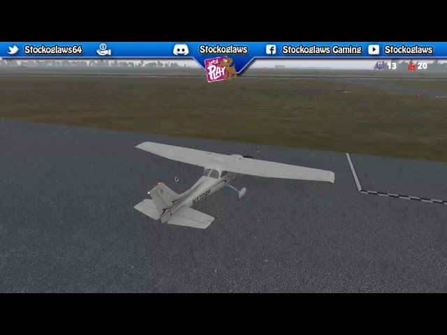 X Plane 11 / FSEconomy / C172 / You Tube & Twitch / Stockoglaws