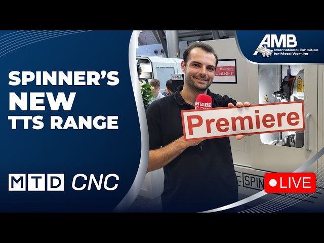 World premiere AMB 2026 TTS machines from SPINNER