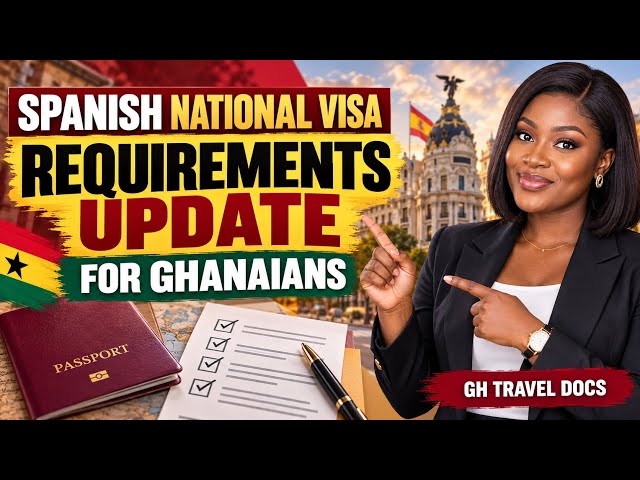 VISA APPLICATION REQUIREMENTS FOR SPANISH NATIONALITY FROM GHANA 🇬🇭 | PARENT - CHILD