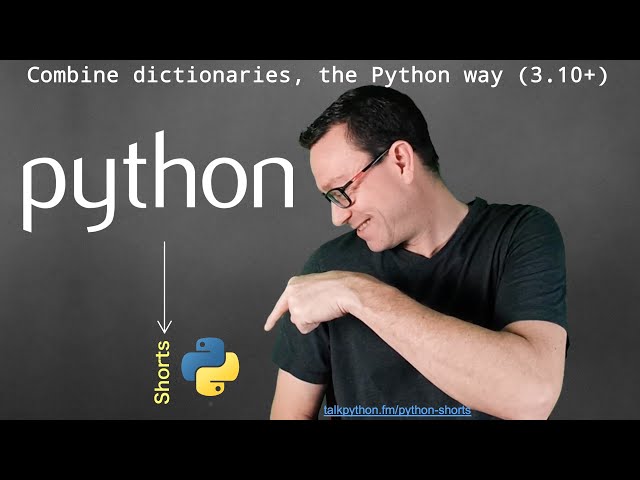 Combining dictionaries, the Python 3.10 way - A Python short by Michael Kennedy